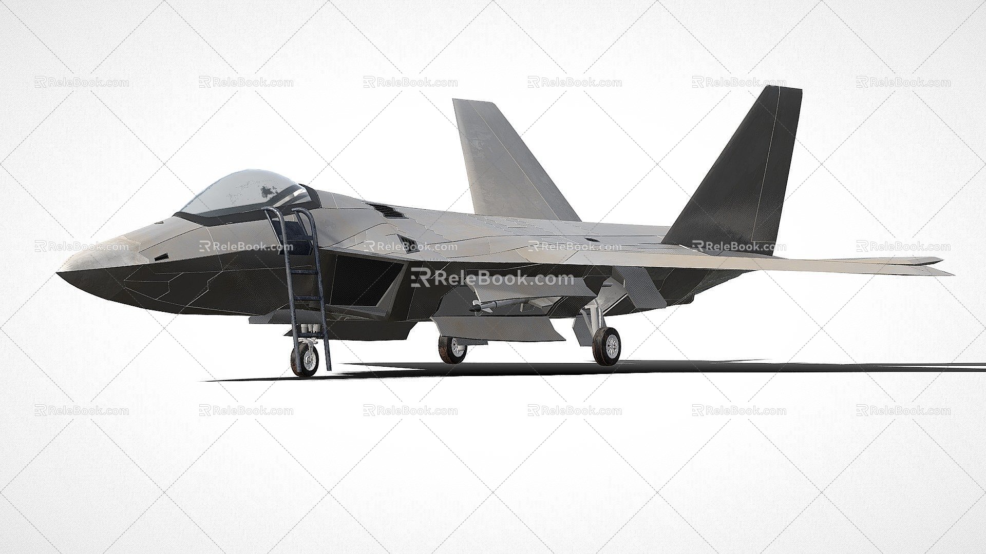 Aircraft Raptor Fighter 3d model