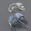 Axial Jet Engine Turbofan Engine Aircraft Engine Jet Engine Turbine Turbofan Engine Aero Engine Industrial Equipment 3d model