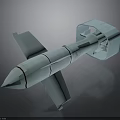 Light Blue Rocket Model For Space Exploration With Internal Structure And Components