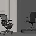 Modern Designer Office Chairs with Mesh Back Adjustable Armrests Padded Seats and Metal Bases