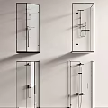 Modern Glass Shower Enclosure Designs With Frameless Doors And Fixtures