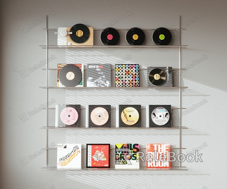 Modern record record ornaments model