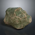 Natural Stone and Wood Decorative Piece with Unique Natural Texture and Design