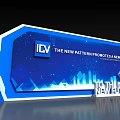 ICV New Pattern Promotes New Era With 10th New Future Tech Cityscape 3d model