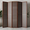 Nordic screen partition 3d model