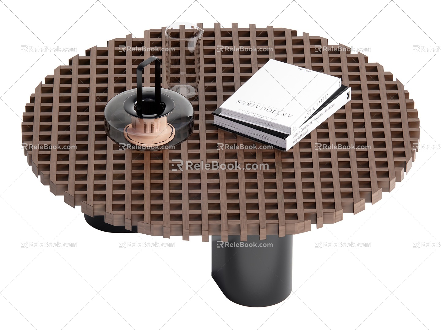 Silent wind tea table 3d model