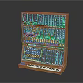 Modern Synthesizer Antique Synthesizer Classical Synthesizer 3d model