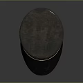 Dark Brown Conductor Cap With Black Band Golden Trim And Label