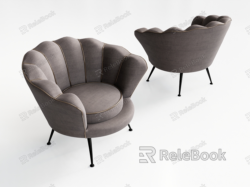 One-person sofa sofa petal sofa reading sofa leisure chair sofa chair chair model