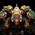 Modern robot science and technology sense combat mecha doomsday mecha toy ornaments 3d model