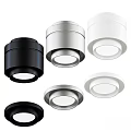 Sleek Modern Downlights And Spotlights With Black Silver White Color Options