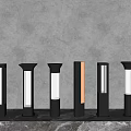 Modern Outdoor Garden Lights With Black Finish Different Styles And Illuminated Design