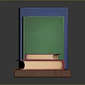 Colorful Books Stacked On Wooden Tray For Home Living Essentials