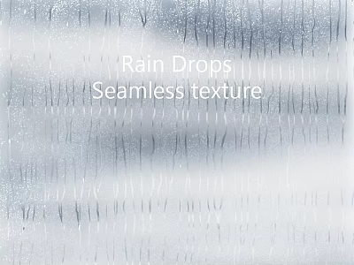 High Quality Rain Drops Seamless Texture Digital Background Design Element 3d model