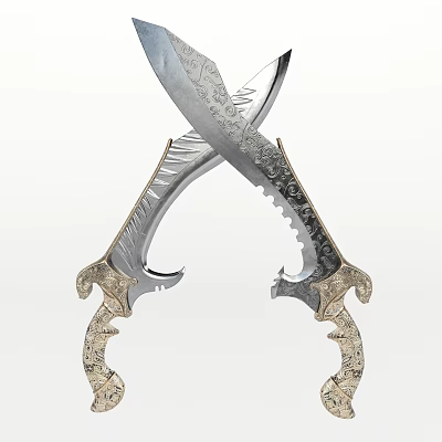 New Chinese Dagger 3d model