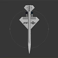 U.S. Air Force F-100 Fighter Jet Military Weapon With Design Features And Markings