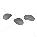 Three Gray Wireless Mice Featuring Modern Ergonomic Design For Desktop Computers