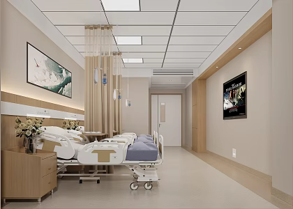 modern ward 3d model