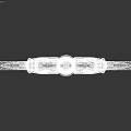 Black Long Sword Weapon With Sleek Metal Design And Sharp Edge