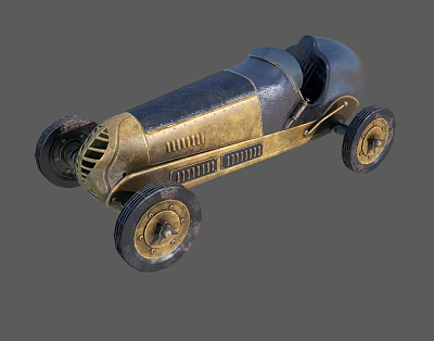 Vintage Racing Classic Car 3d model Vintage Racing Classic Car 3d model