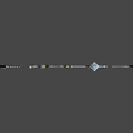 Medieval Swords and Daggers 3d model