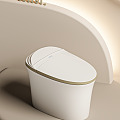 Modern toilet 3d model