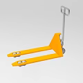 Yellow Manual Hydraulic Pallet Truck For Industrial Material Handling Equipment