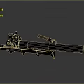 Black Mechanical Tool With Metal Bracket Handle And Cylindrical Body Design