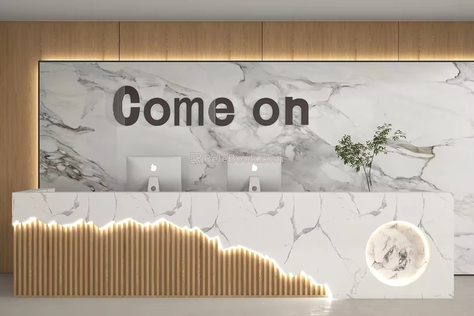 Front Desk 3d model