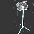 Adjustable Music Stand Furniture Sturdy Black Tripod Base Sheet Music Holder