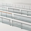 Modern Glass Railings With Sleek Stainless Steel Frames And Contemporary Design Styles