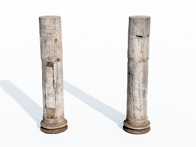 modern column stone column model