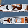 Yacht Speedboat Sailing 3d model