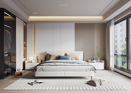 Modern Bedroom 3d model