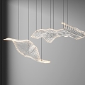 Modern chandelier 3d model