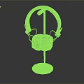 High Performance Over Ear Computer Headphones With Wireless Connectivity And Display Stand