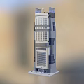 Modern Commercial Complex High Rise Building With Glass Facade And Contemporary Architectural Structure