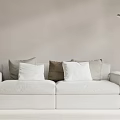 Modern double sofa 3d model