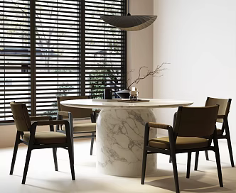 Modern Middle Ancient Dining Table and Chair Combination French Middle Ancient Dining Table and Chair Modern Dining Table and Chair Chandelier Dining Table Decoration Dining Table Dining Chair Modern Dining Table 3d model