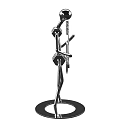 Modern Metal Guitar Musician Figurine Decorative Ornament for Home Tabletop Decoration