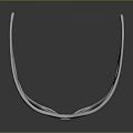 Stylish Modern Design Sunglasses With Shiny Metal Frame And Black Tinted Lenses