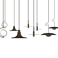 Modern chandelier combination 3d model