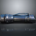Durable Metal Flashlight With Portable Handle And Bright LED Light For Daily Use