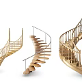 revolving staircase 3d model