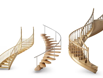 revolving staircase 3d model