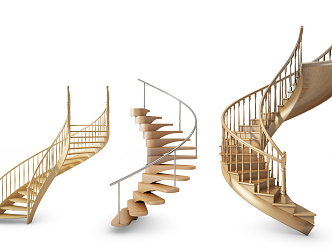 revolving staircase 3d model