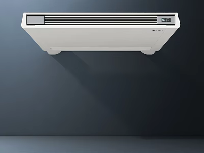 Modern Smart Machine Wall Mounted Home Appliance Featuring White Design and Digital 3d model