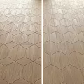 Wooden Floor Components With Hexagonal Geometric Pattern Design And Intricate Layout 3d model
