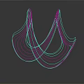 modern line art line virtual line drawing line music score line 3d model