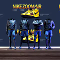 NIKE Sportswear Collection With Stylish Jackets Shorts And ZOOM AIR Sneakers On Models